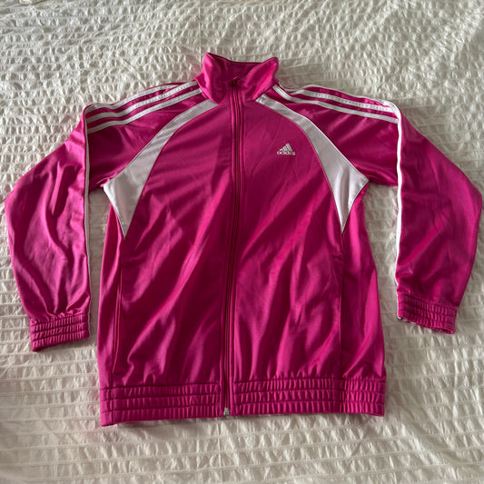 Adidas Pink Tracksuit Jacket (S)