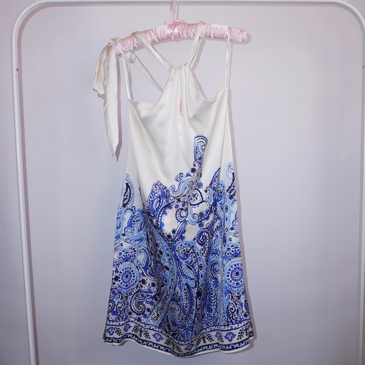 Silk Paisley Dress (S)