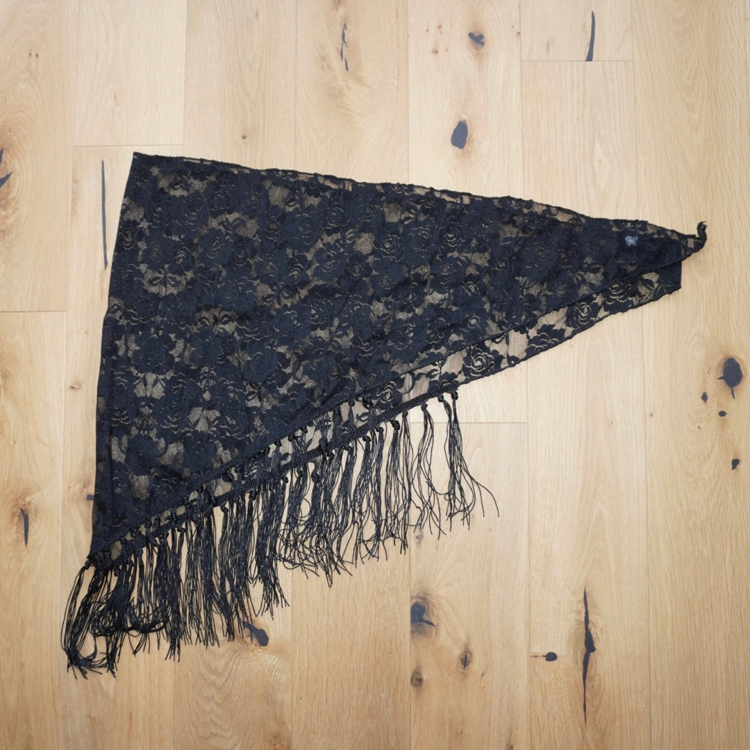 Floral Tassle Scarf