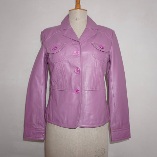 Genuine Leather Blazer (M)