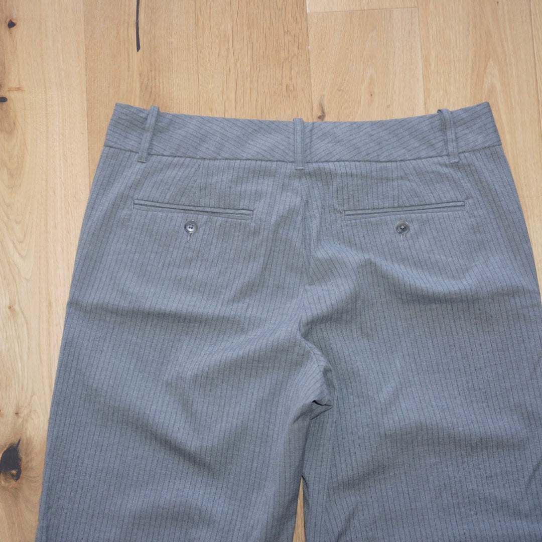 Pinstripe Bootcut Trousers (L)