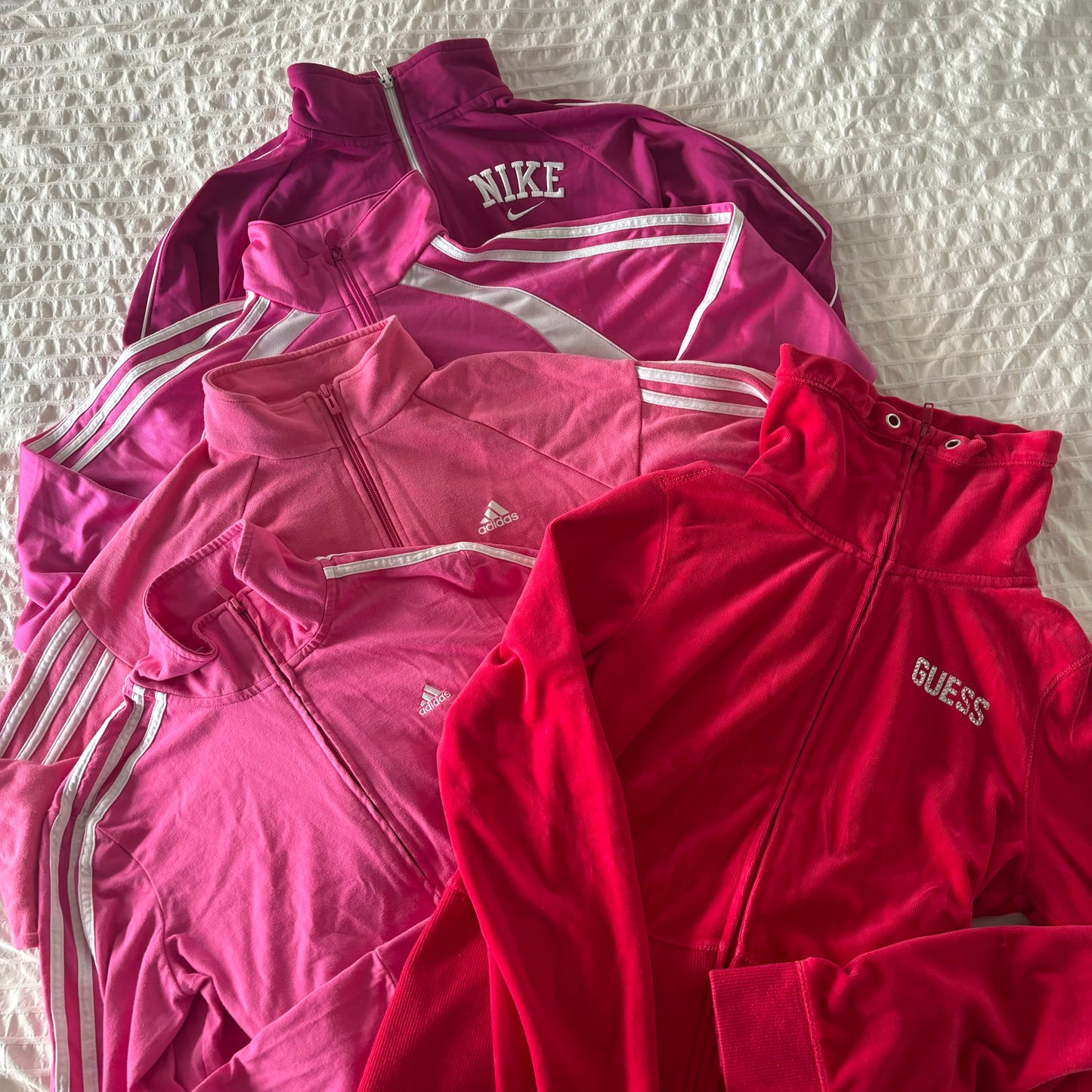 Guess Red Velour Jacket (S/M)