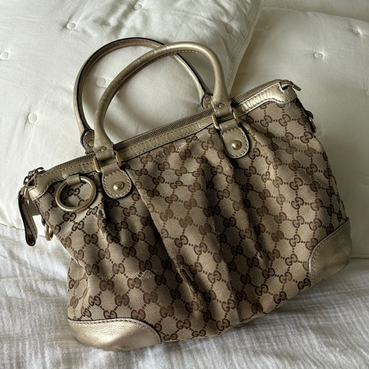 Gucci Monogram Sukey Purse