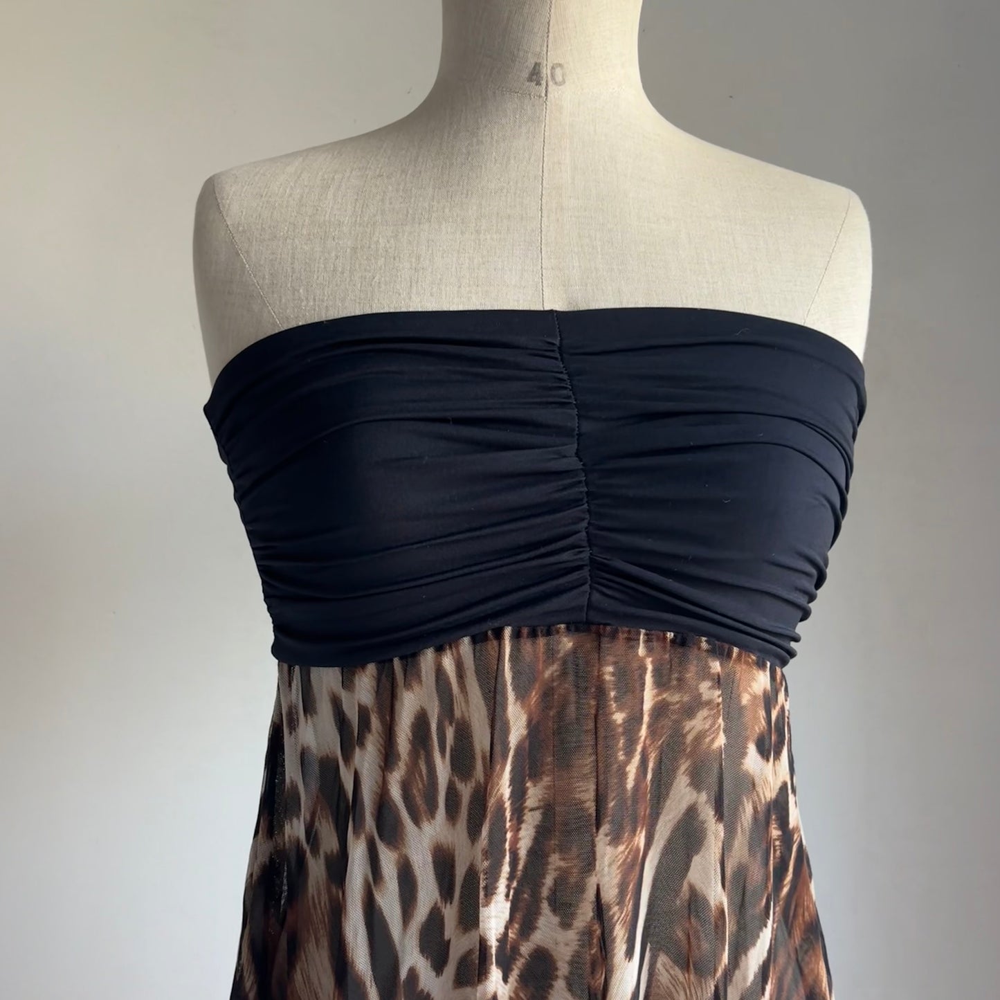 Leopard Print Dress (XS)