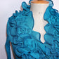 Pleated Ruffle Blouse (S)