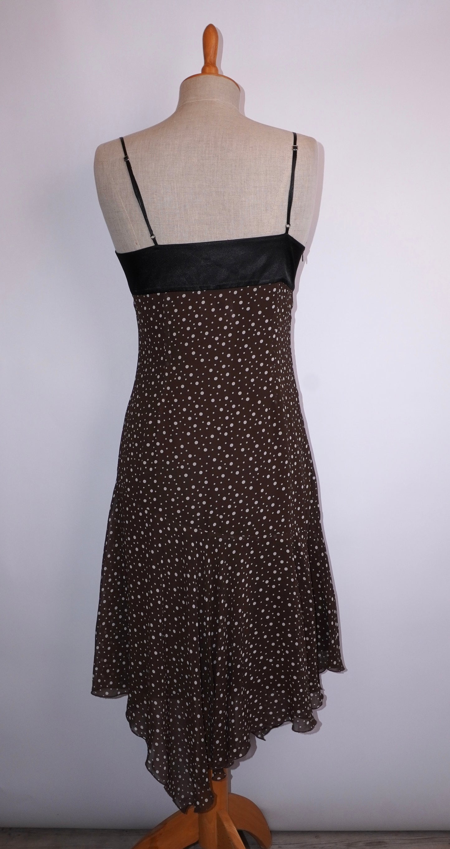 Silk Polkadot Dress (M)