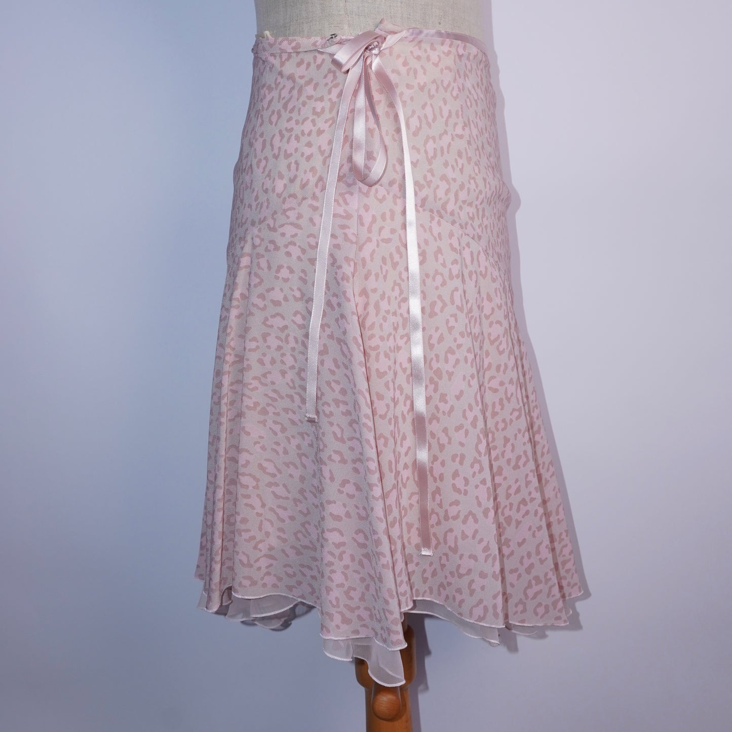 Leopard Tie Skirt (XS)