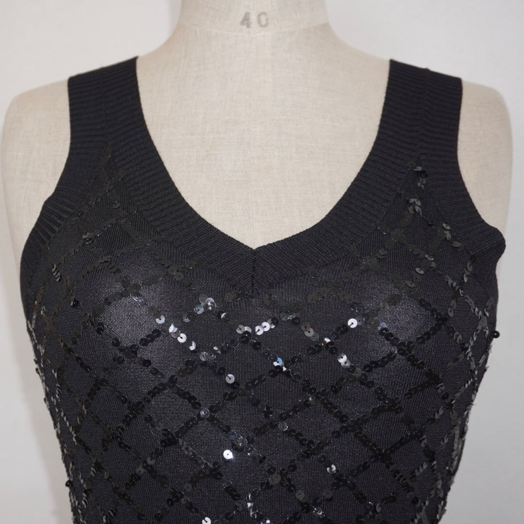 Sequin Knit Top (S)