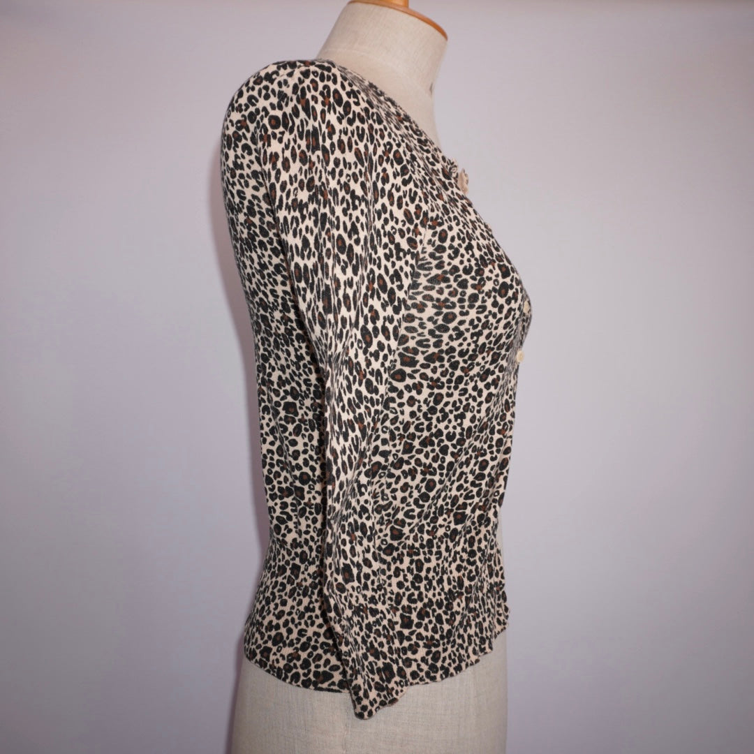 Leopard Cardigan (S)