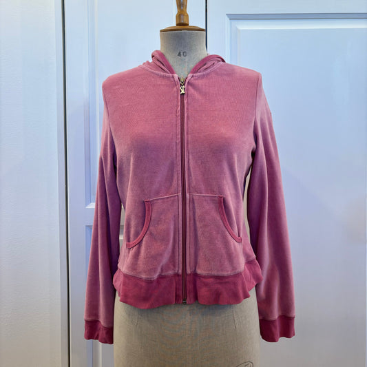 Pink Velour Jacket (M)