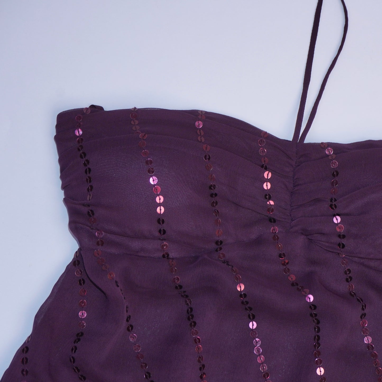 Sequin Halterneck Top (S)