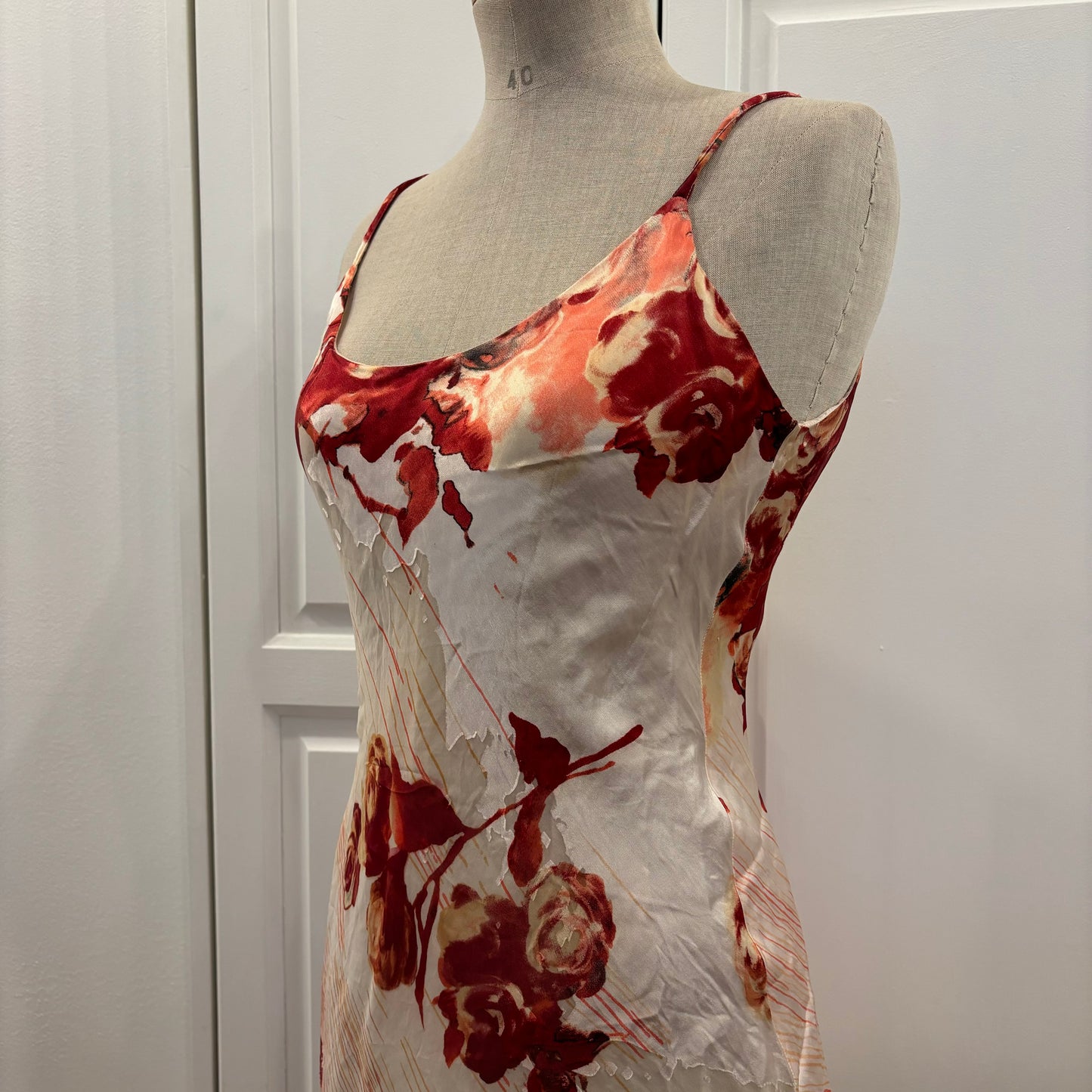 Floral Silky Dress (S)