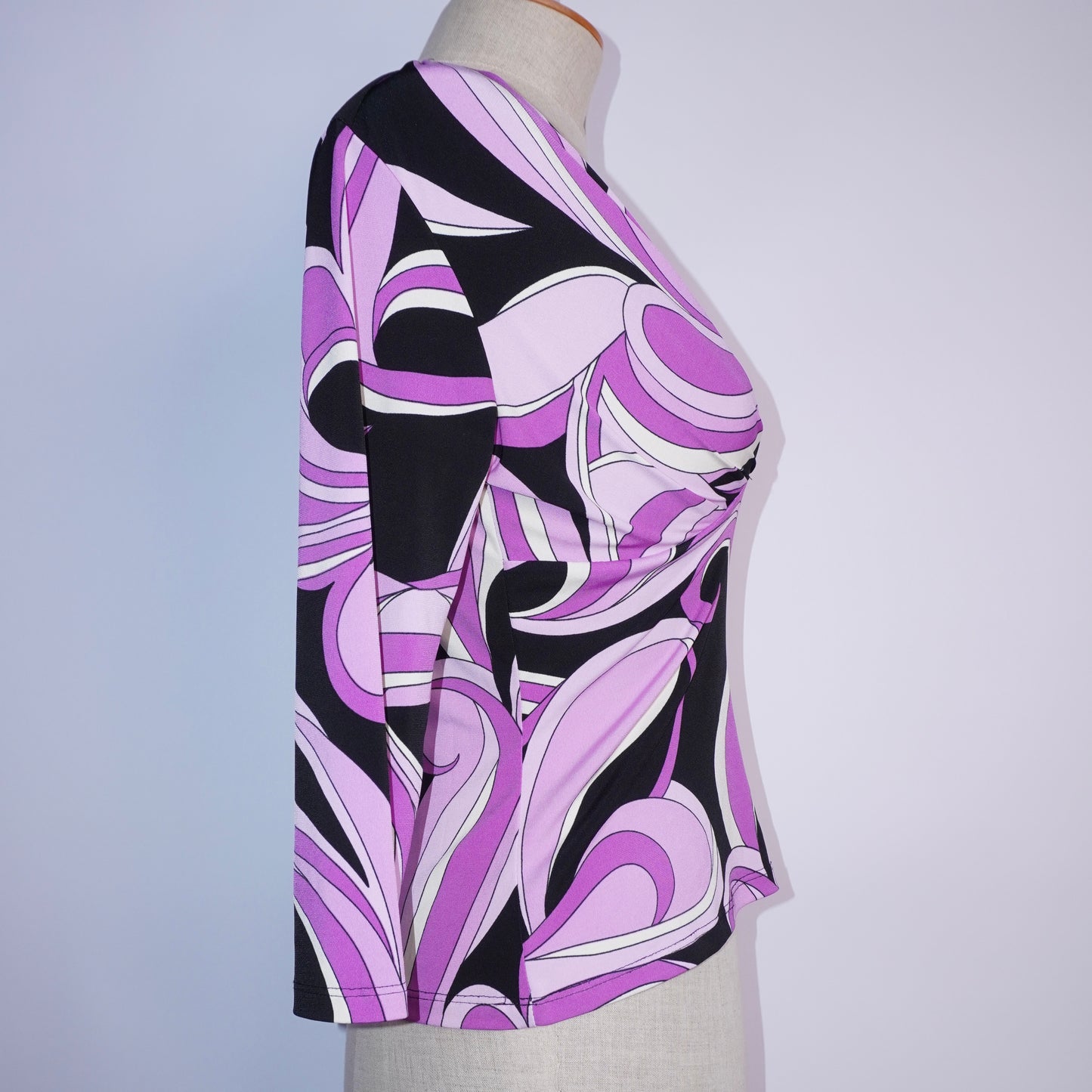Abstract Sequin Top
