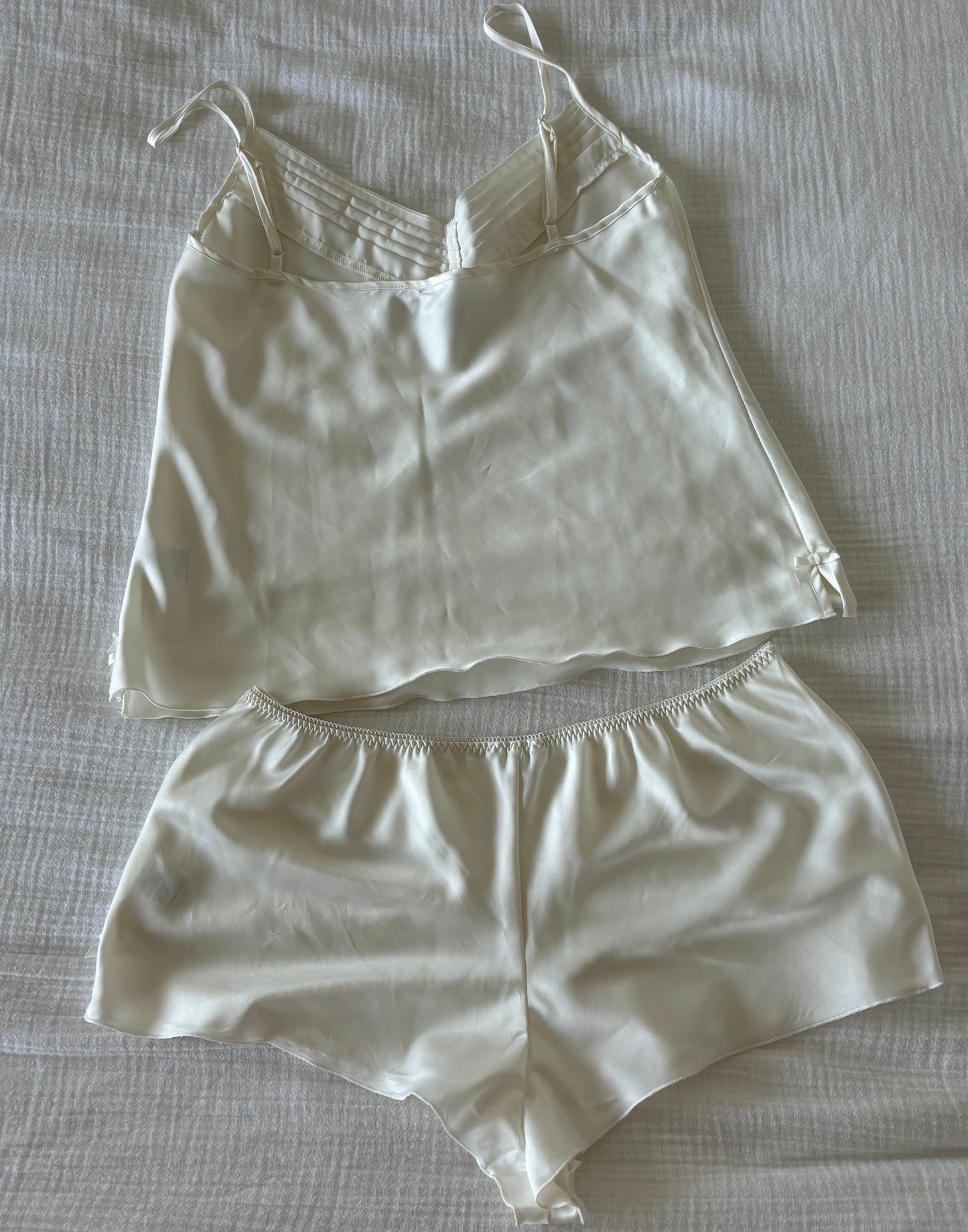 Creme Satin Set (S)