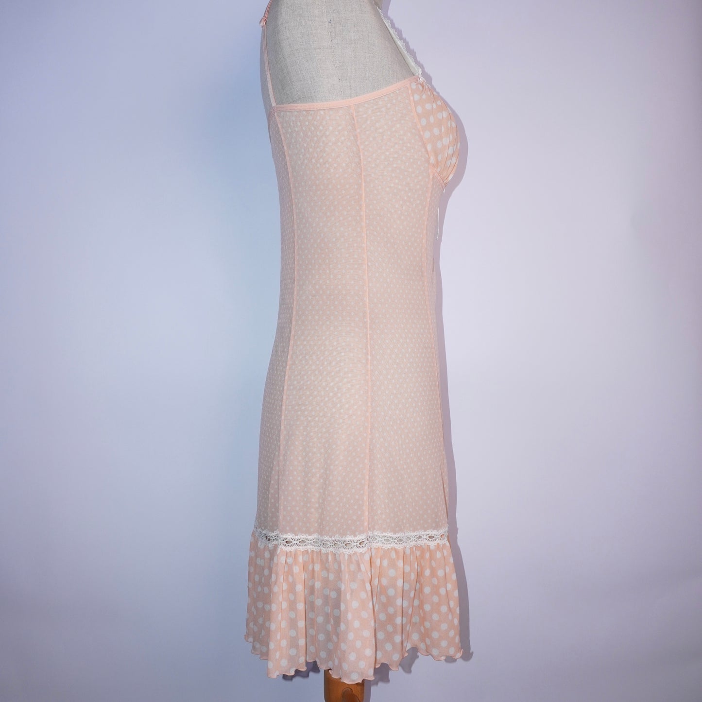 Polkadot Slip Dress (M)