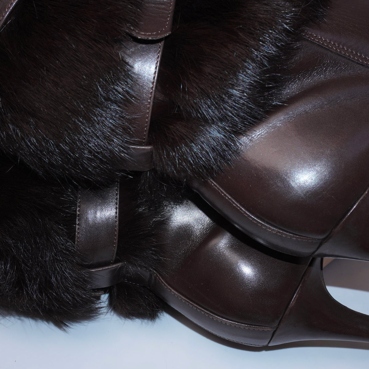 Coach Fur Boots (36)