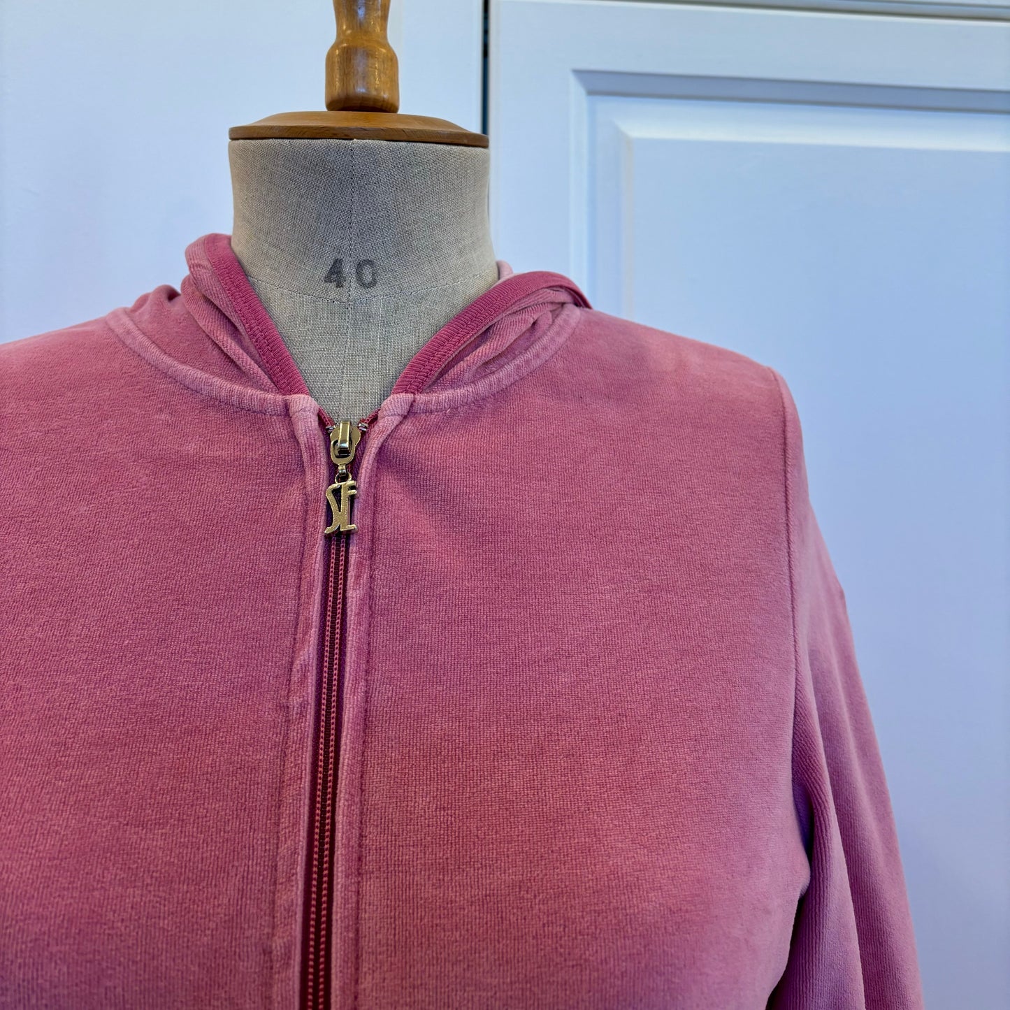 Pink Velour Jacket (M)