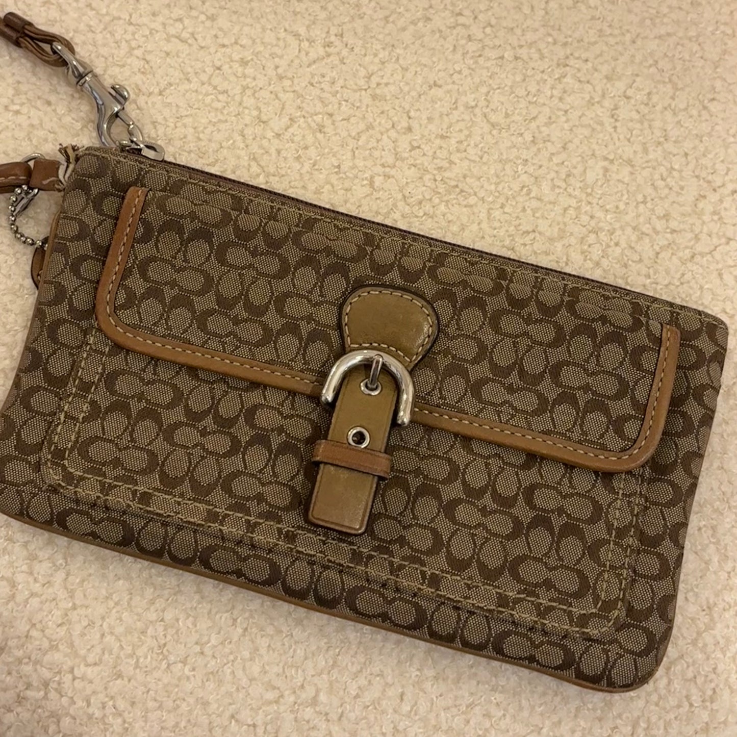 Coach Monogram Pouch