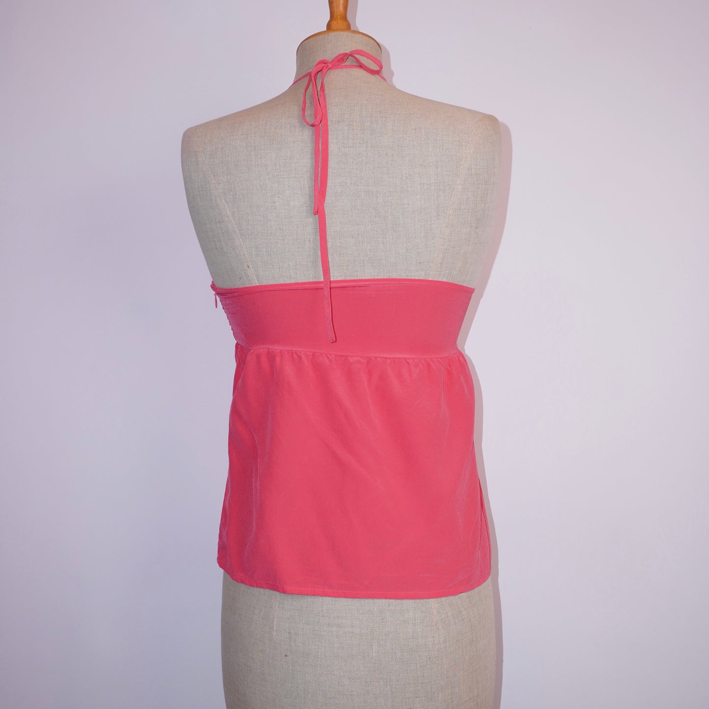 Silk tie top (M)