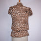 Leopard Ruffle Top (L)