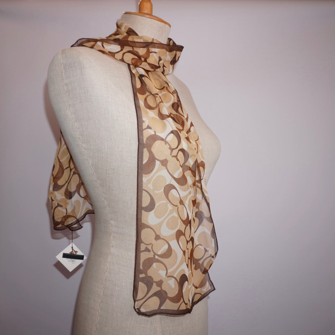 Coach Silk Scarf
