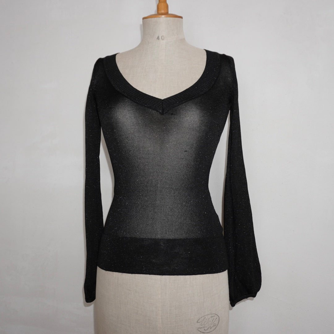 Glittery Knit Top (XS)