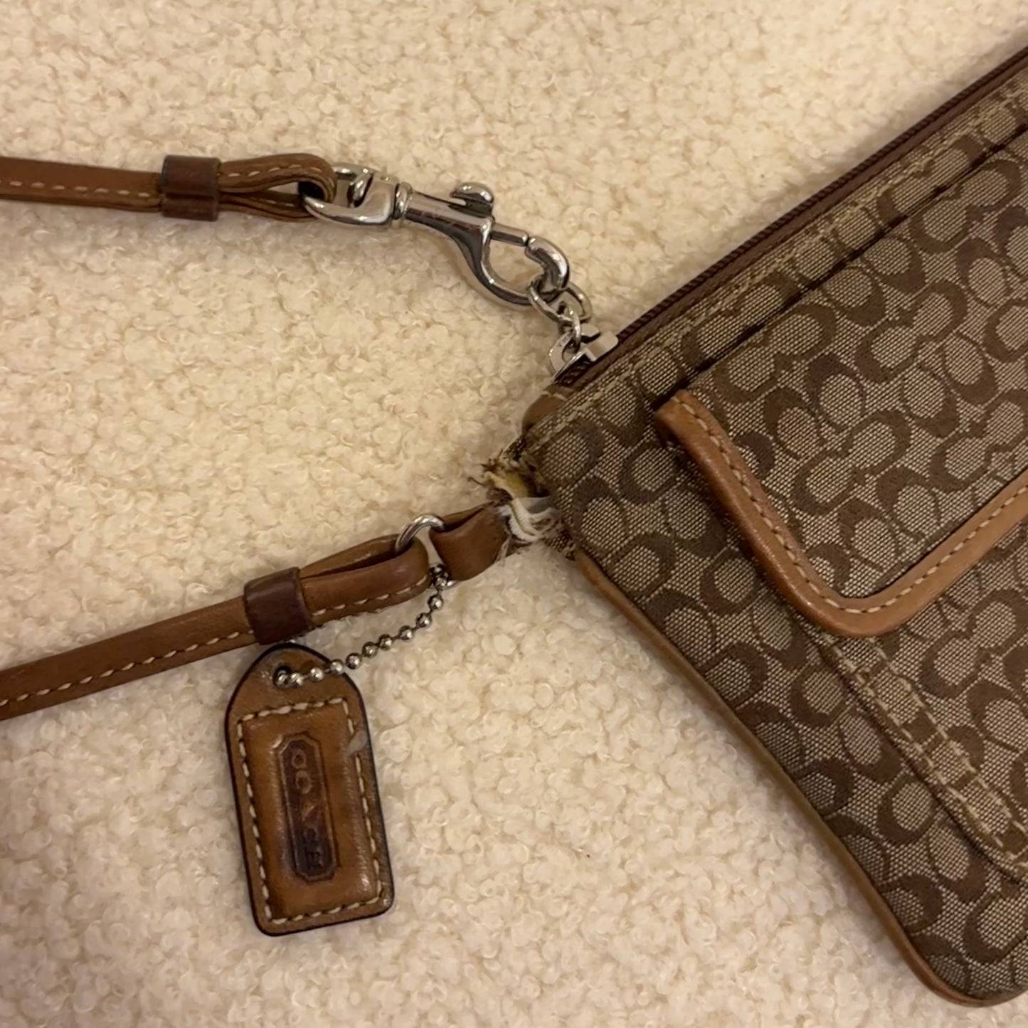 Coach Monogram Pouch