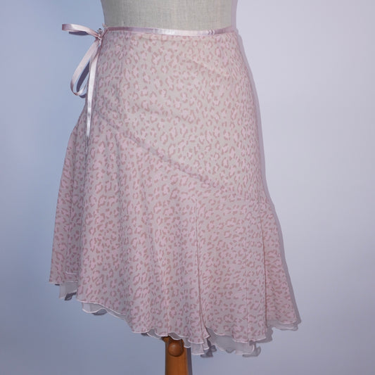Leopard Tie Skirt (XS)