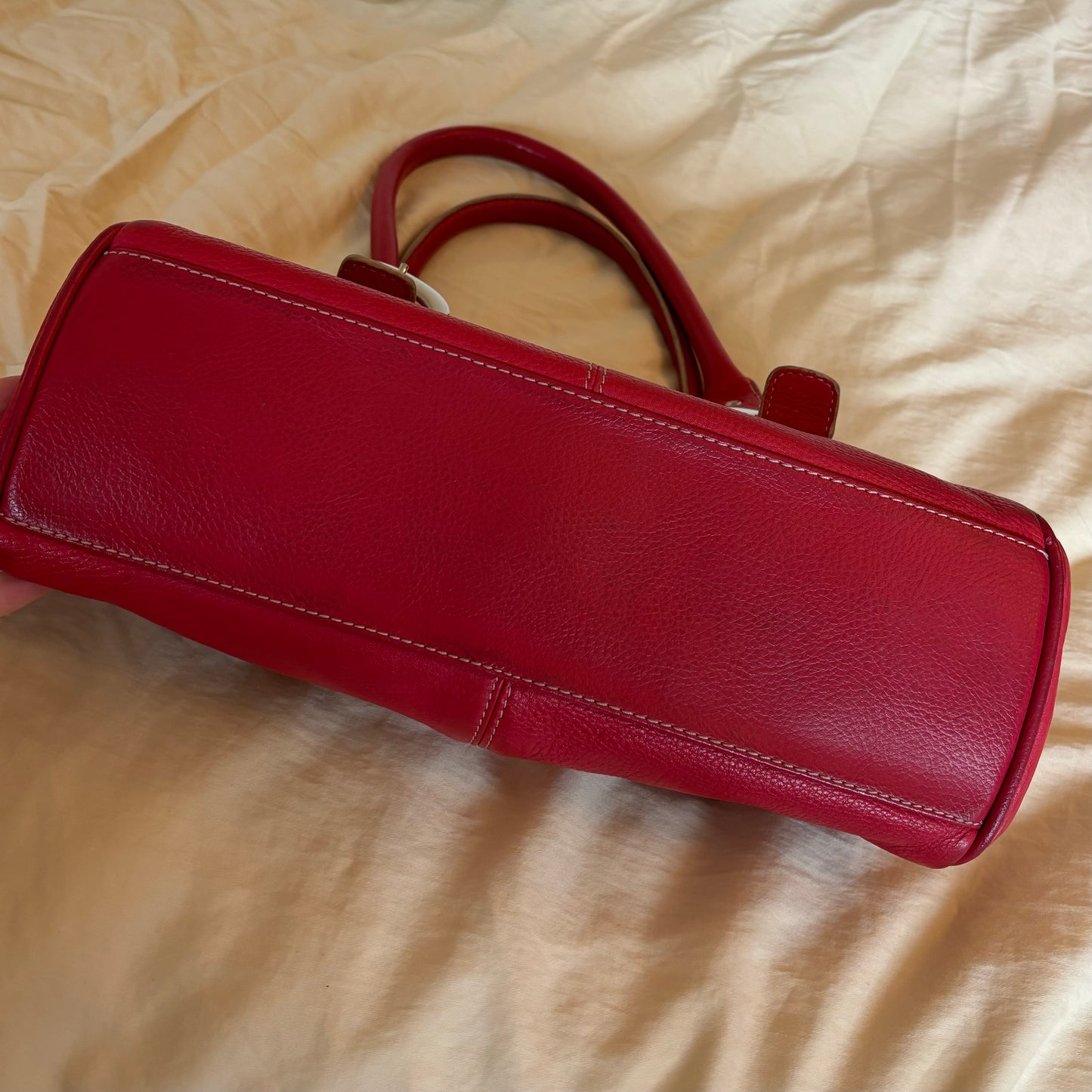 Red Leather Purse