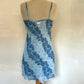 Blue Rose Slip Dress (M)