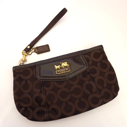 Coach Monogram Pouch