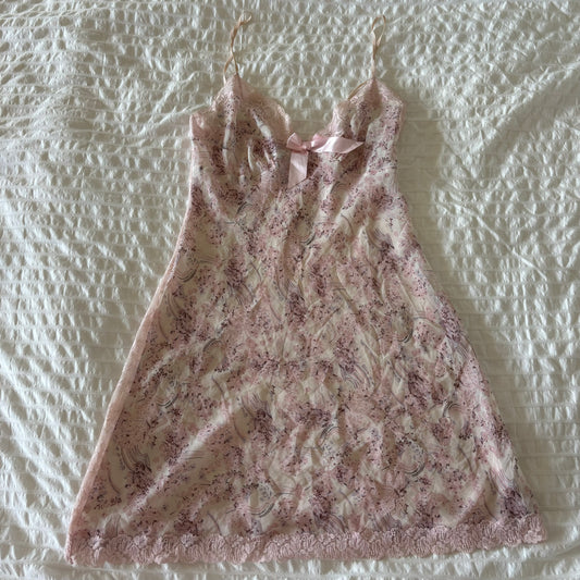 Floral Lace Slip Dress (XS/S)