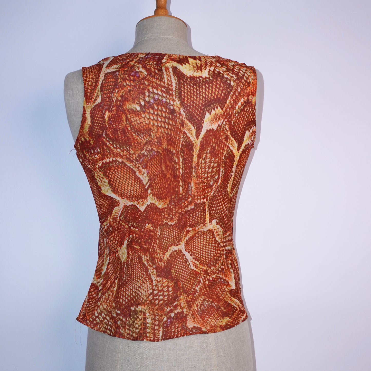 Snakeskin Print Top (S)