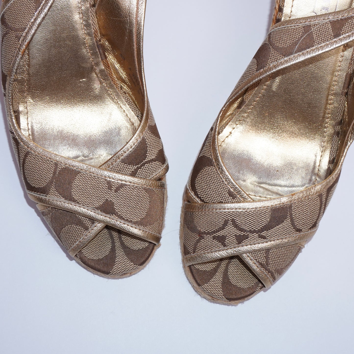 Coach Monogram Wedges (38)