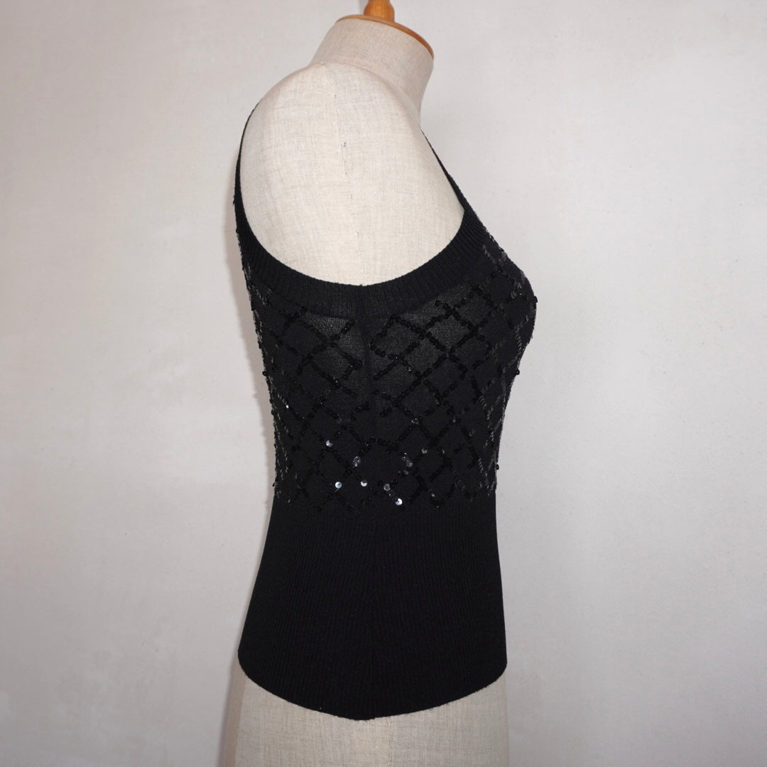 Sequin Knit Top (S)