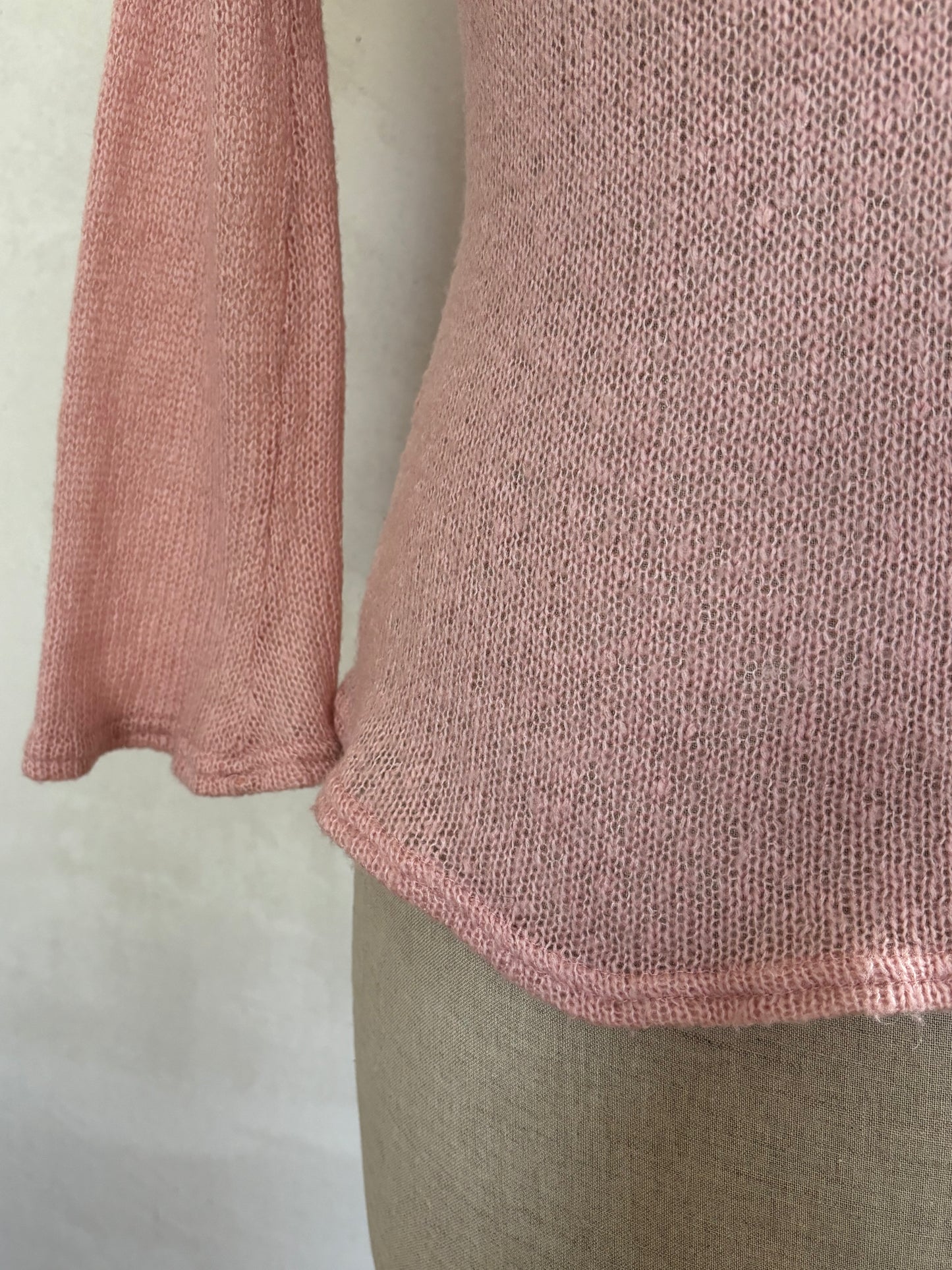 Pink Knit Offshoulder Top (XS/S)