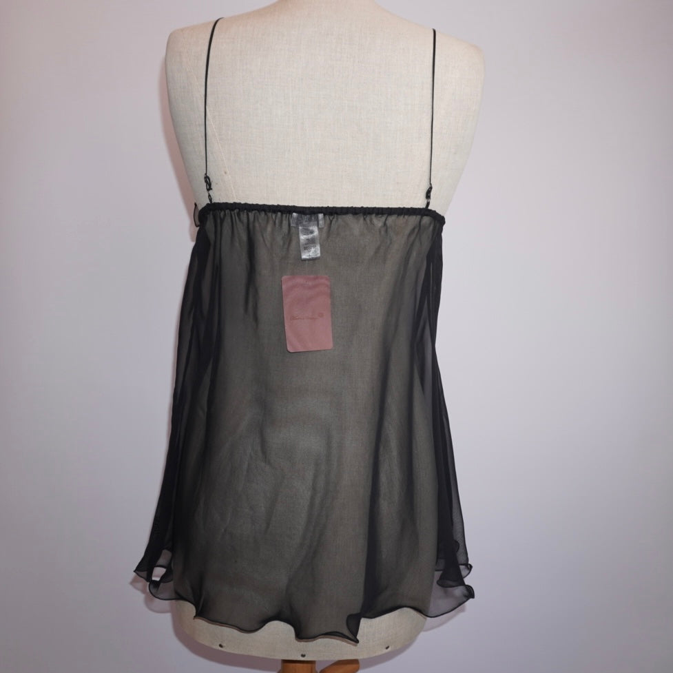Ruffle Mesh Top (S)