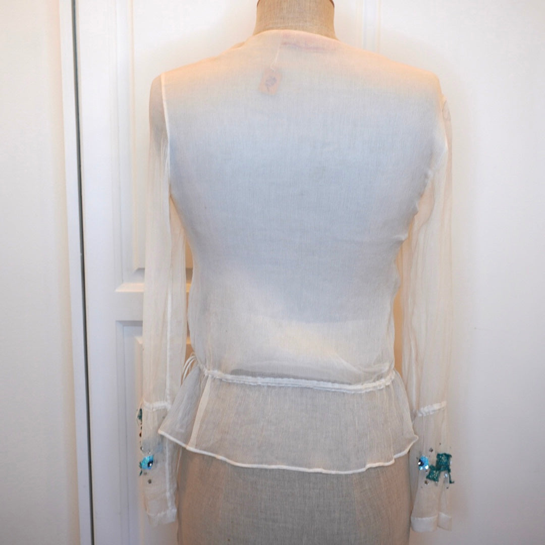 Silk Sequin Top (S)