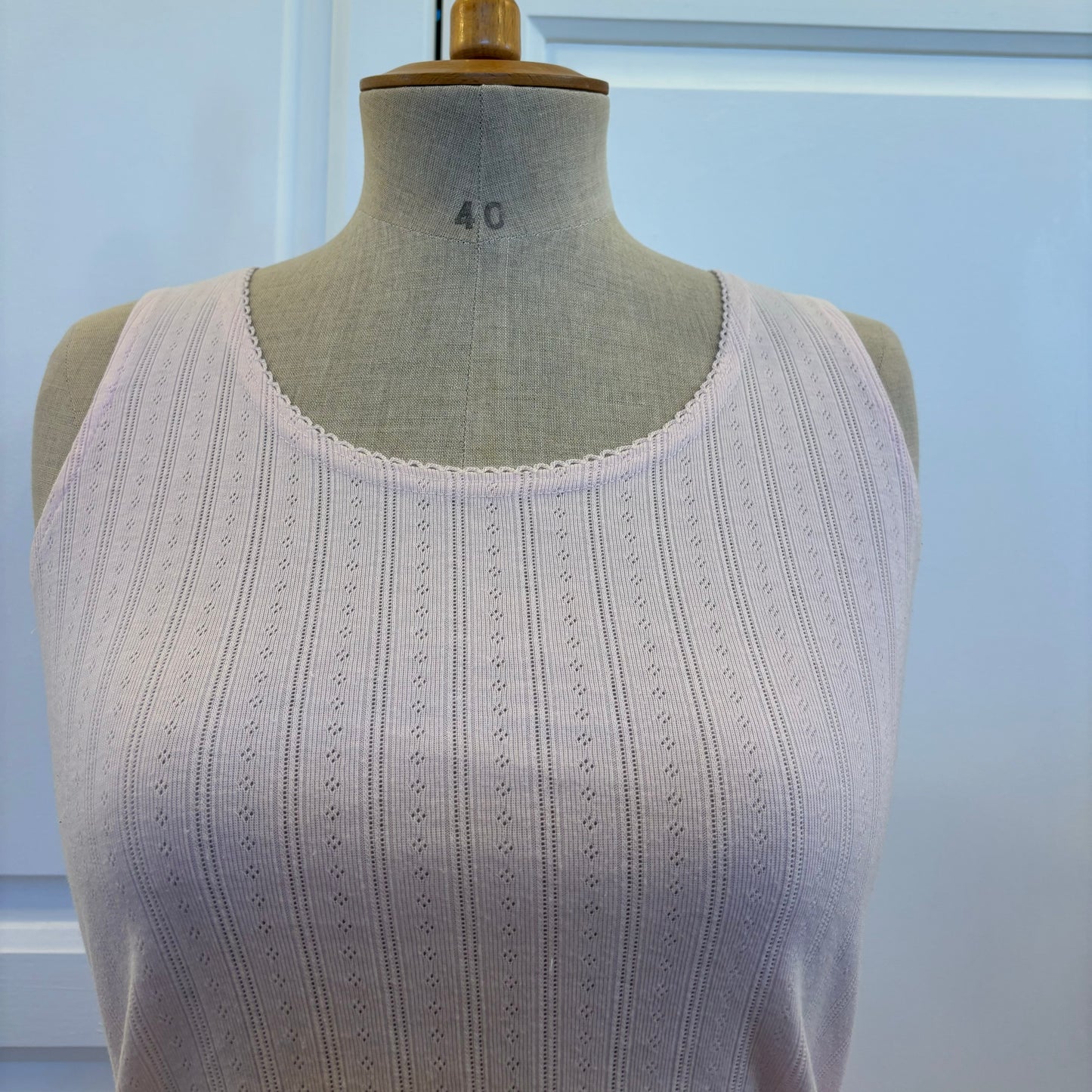 Babypink Pointelle Top (M)