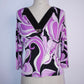 Abstract Sequin Top