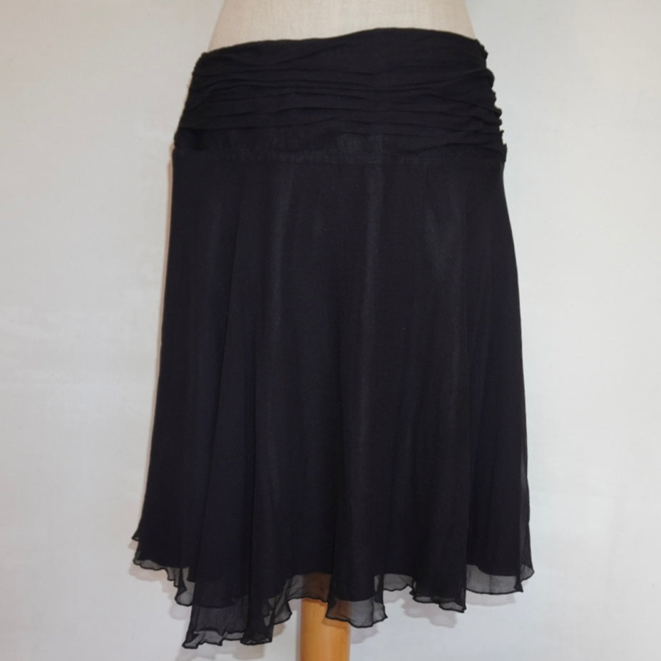 Silk Ruched Skirt (XL)