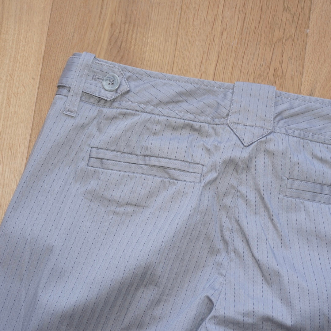 Pinstripe Bootcut Trousers (S)