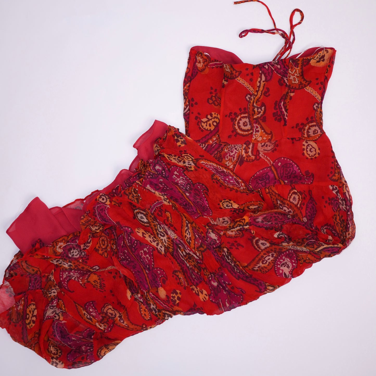 Silk Halterneck Dress (XS)
