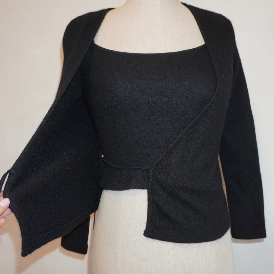 Wrap Cardigan Set (S)