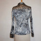 Leopard Pleated Blouse (S)