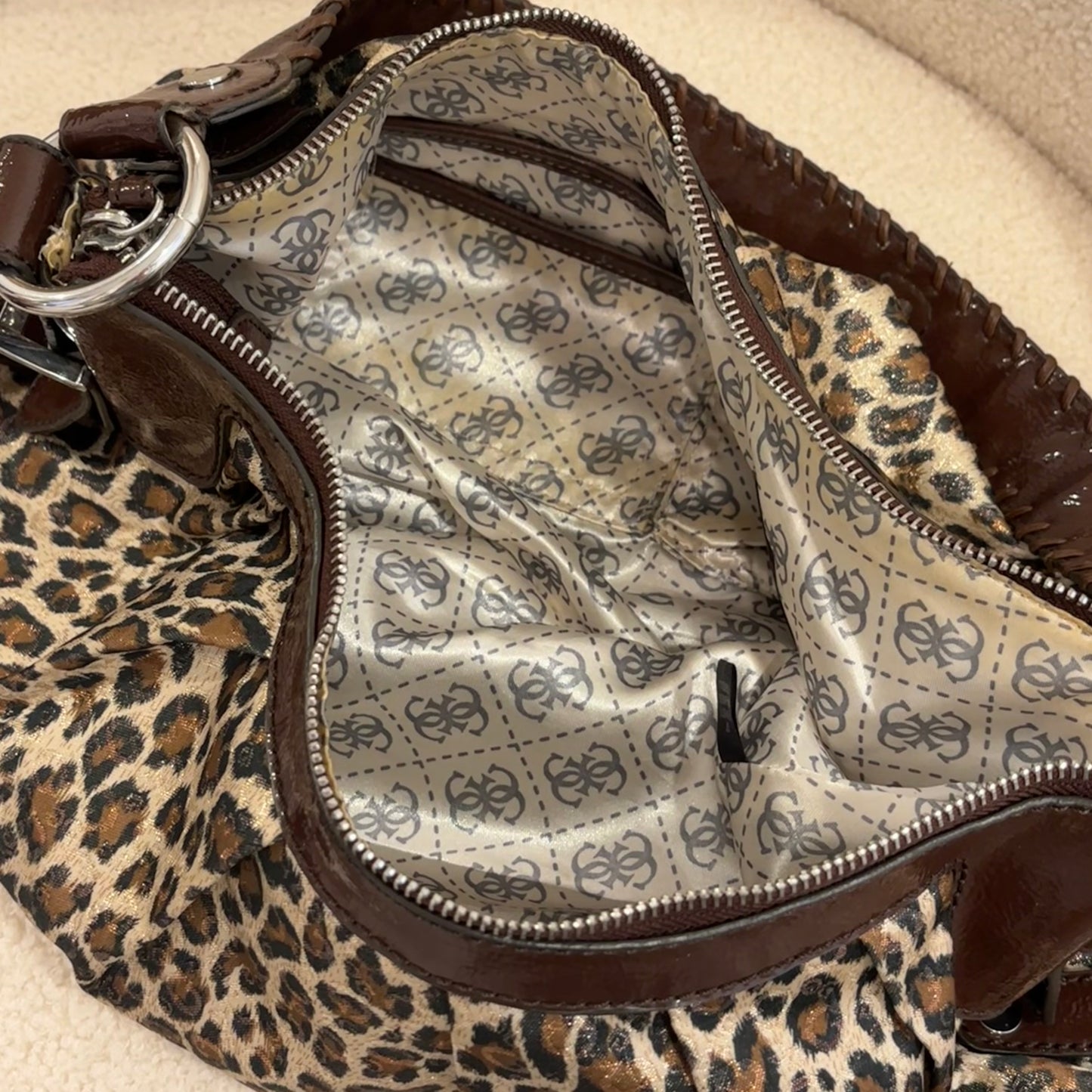 Guess Leopard Print Purse