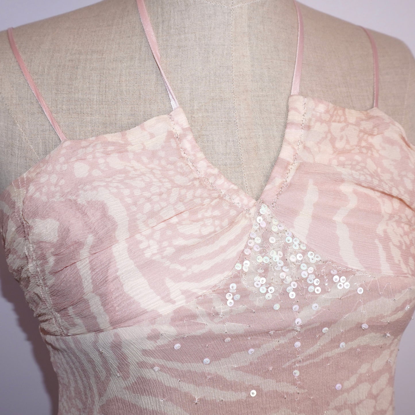 Silk Beaded Top (XS)