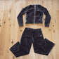 Adidas Velour Tracksuit (M)