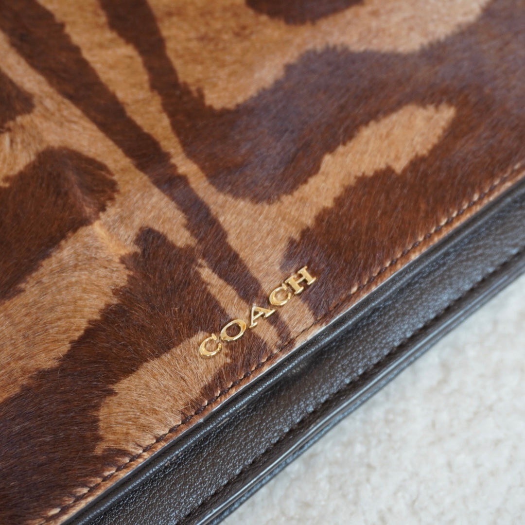 Coach Animal Print Purse