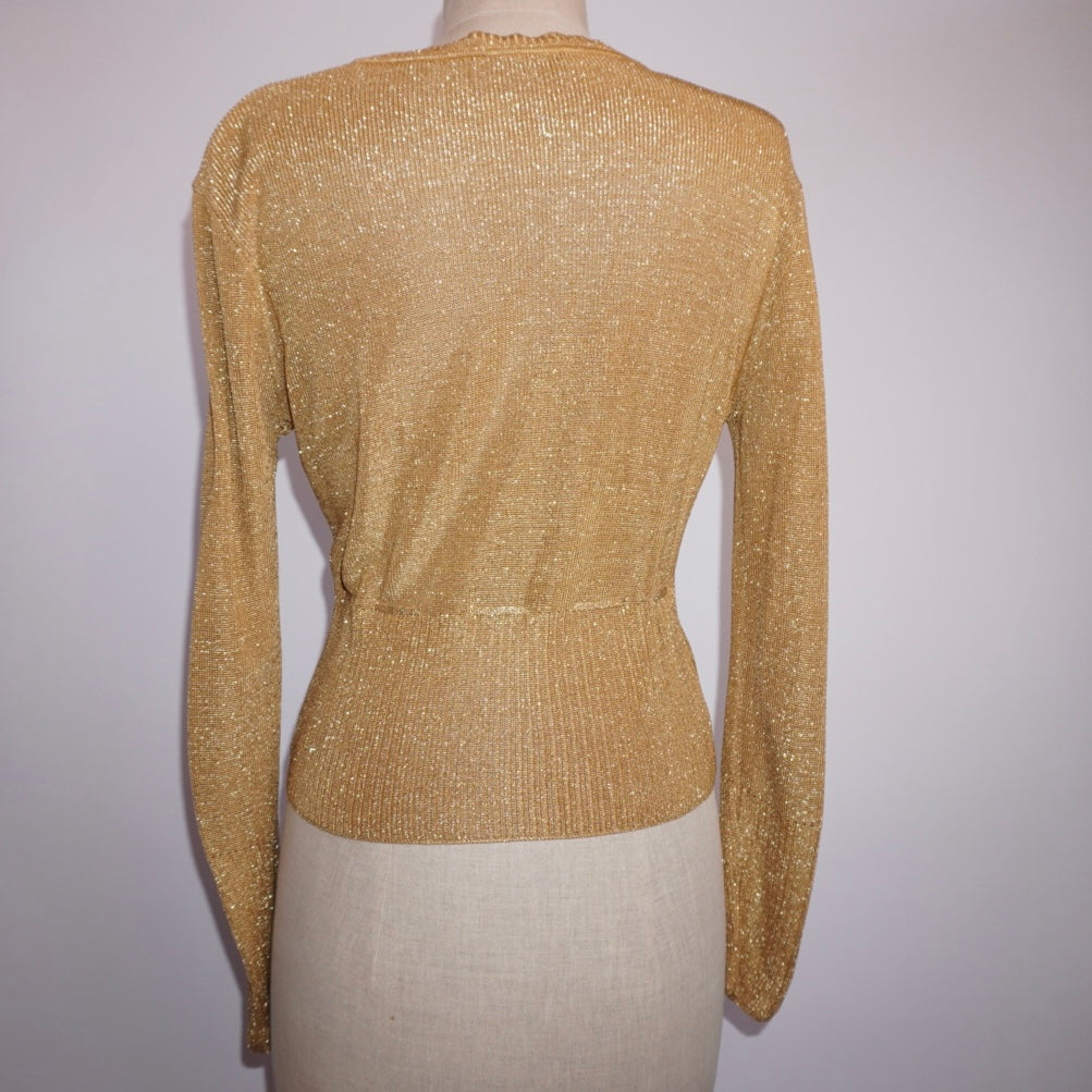 Glitter Tie Cardigan (M)